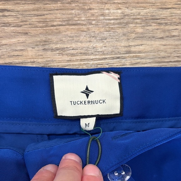 Tuckernuck Sapphire Blue Pleated Duncan Trouser High Rise Chic Womens Size M NWT - Picture 4 of 11